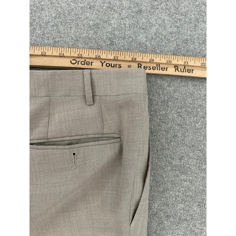 Canali Pants Kei Men 38 Tan Wool Trousers Slacks Italy Luxury Sartorial Business